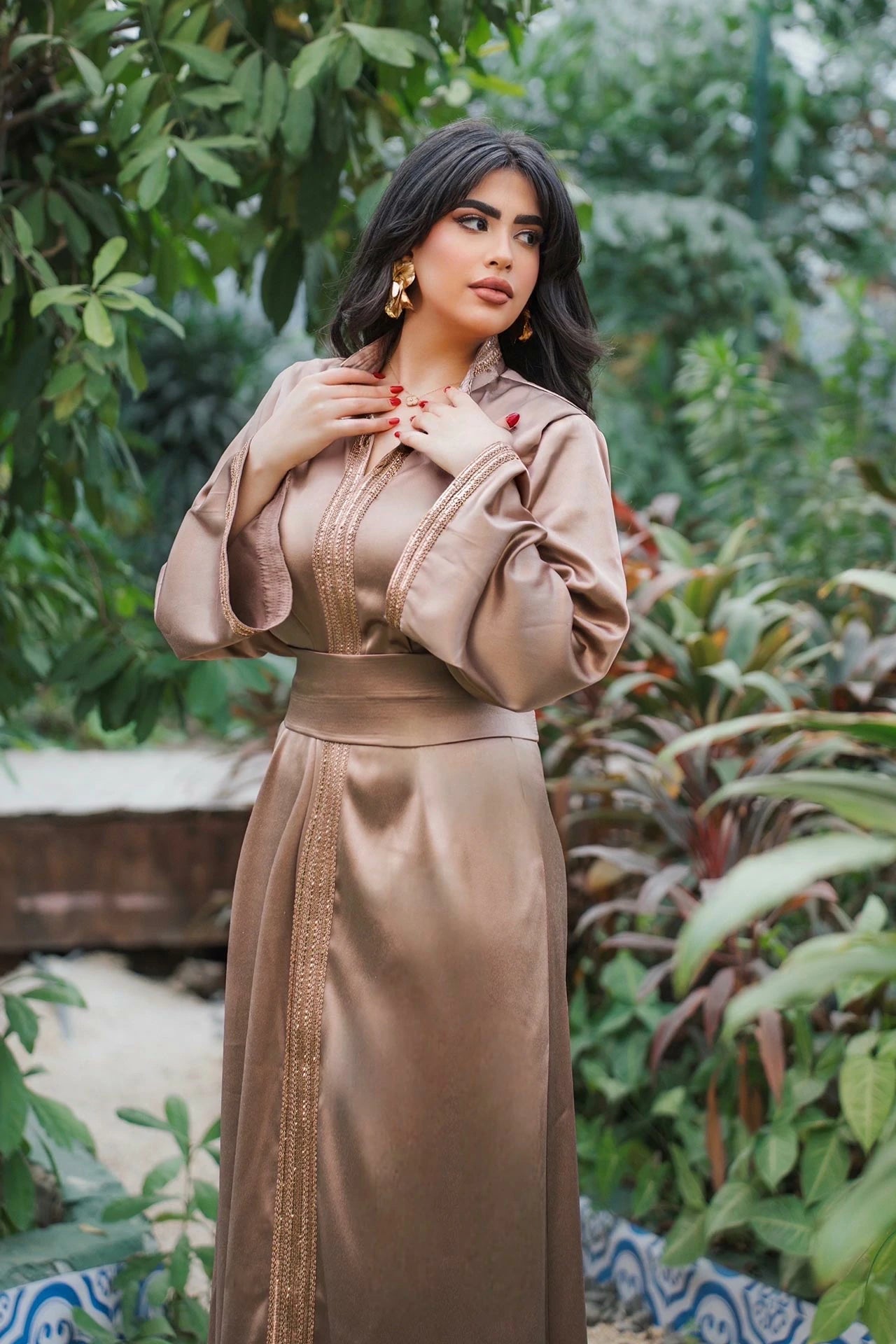 Bronze Majesty Caftan