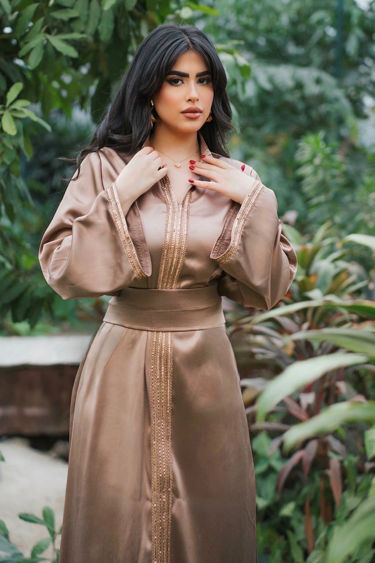 Bronze Majesty Caftan